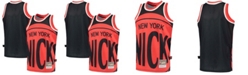 Mitchell & Ness Big Boys Black New York Knicks Hardwood Classics Big Face 2.0 Jersey